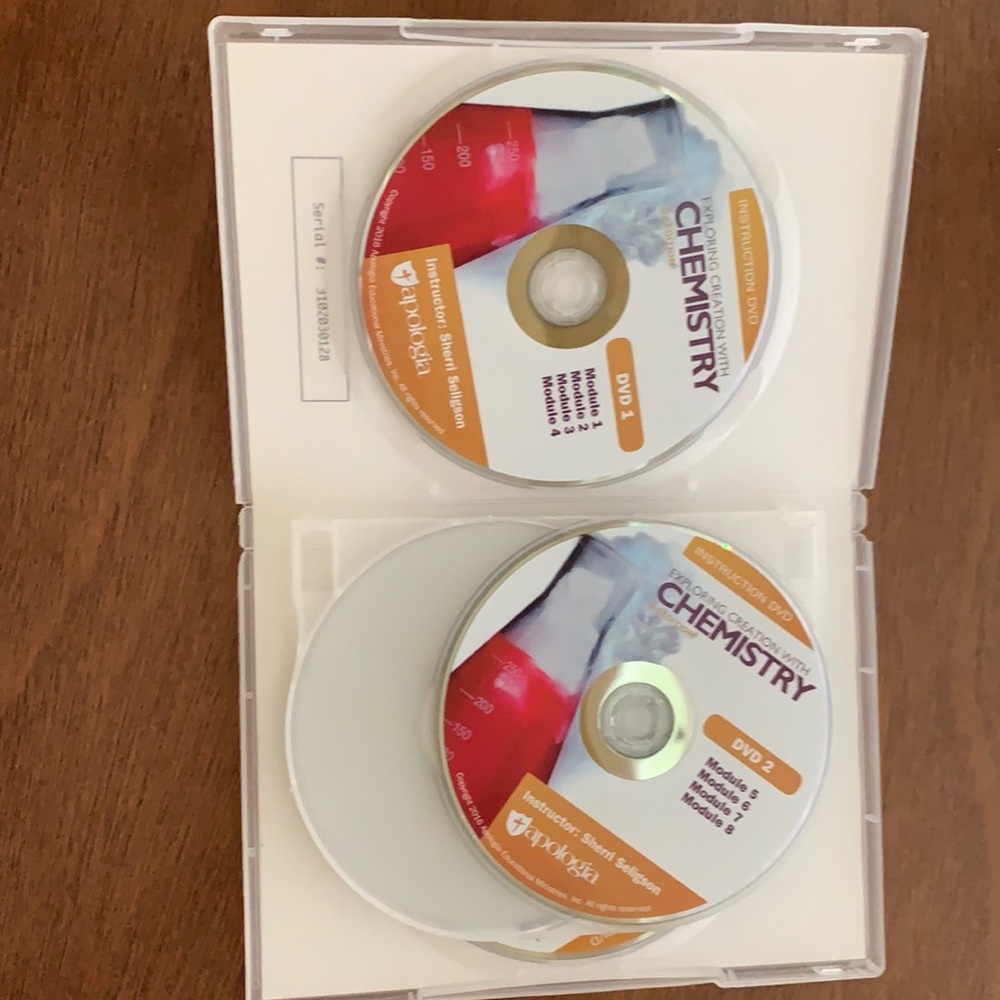 Apologia Chemistry Dvd set